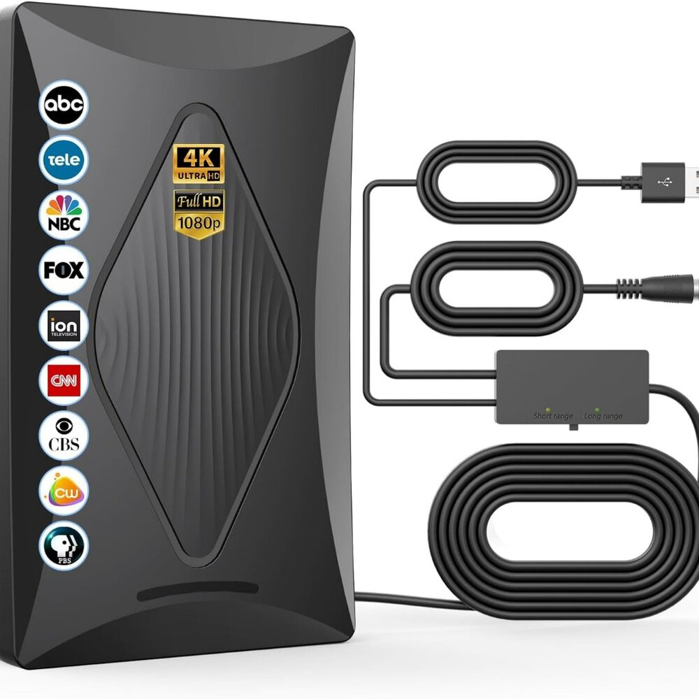 TV Antenna for Smart TV, Long Range Digital TV Antenna Indoor Ourdoor - Paid $55